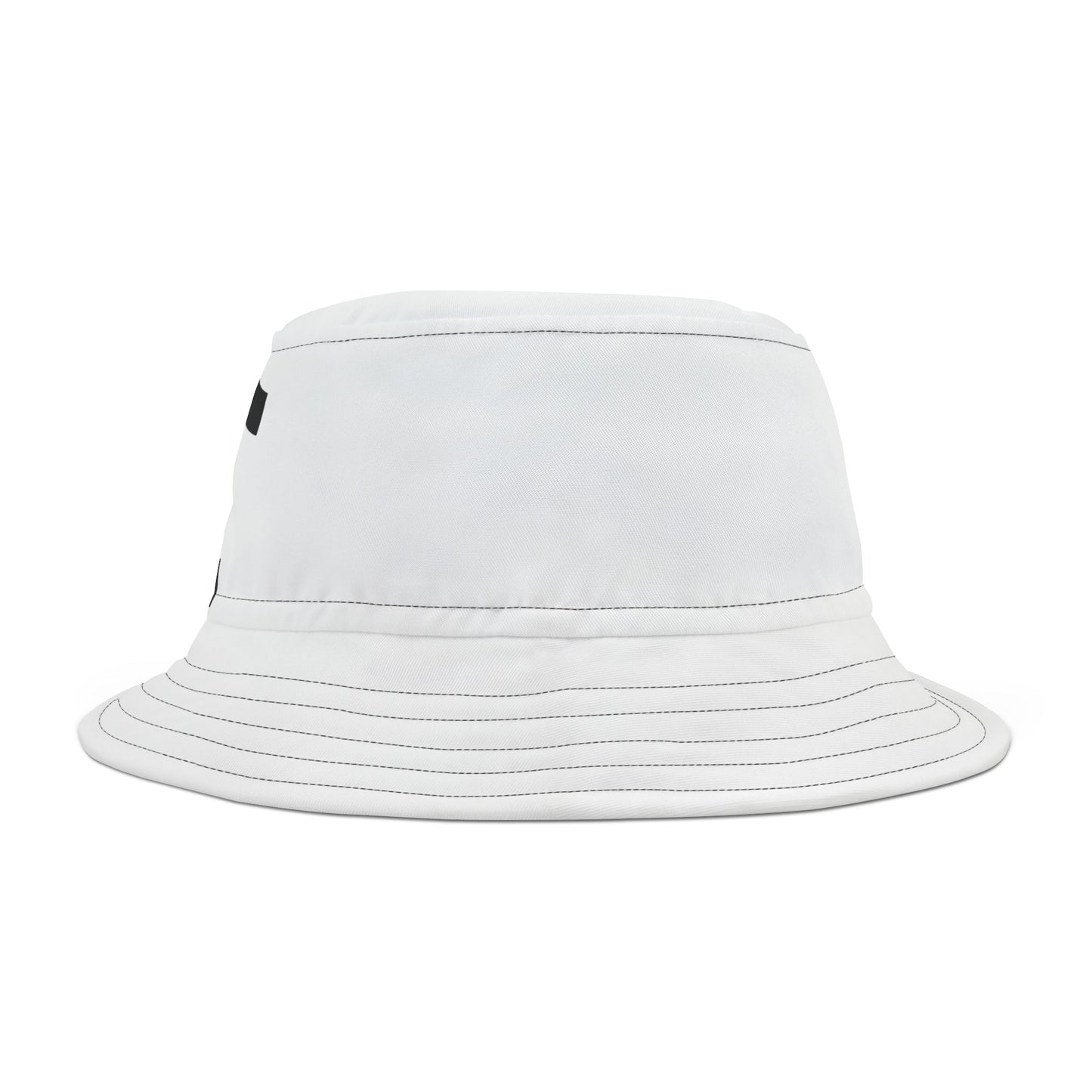 Stylish White Bucket Hat for Summer Adventures