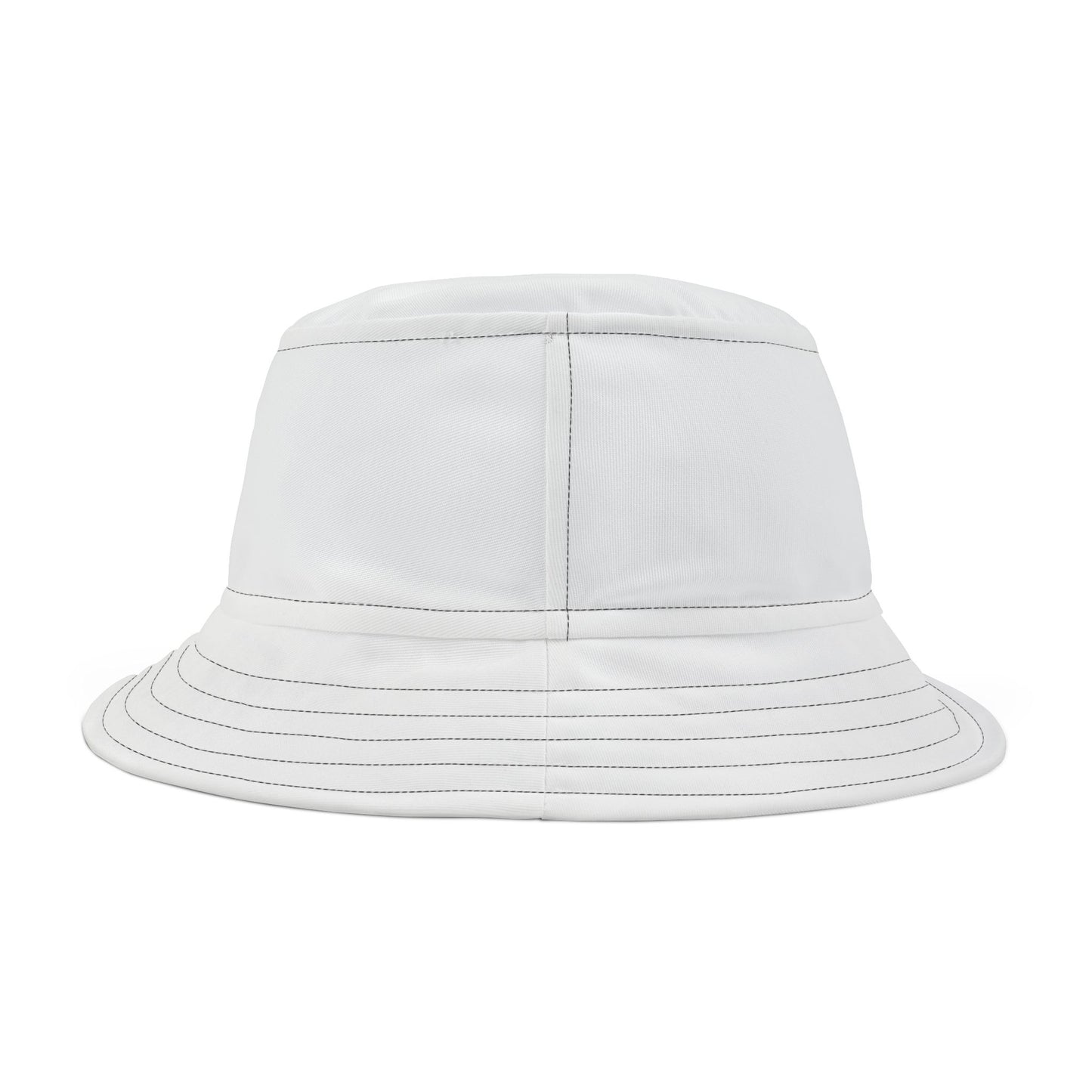 Stylish White Bucket Hat for Summer Adventures