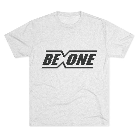 Be One Unisex Tri-Blend Crew Tee - Inspirational Graphic T-Shirt for Everyday Wear