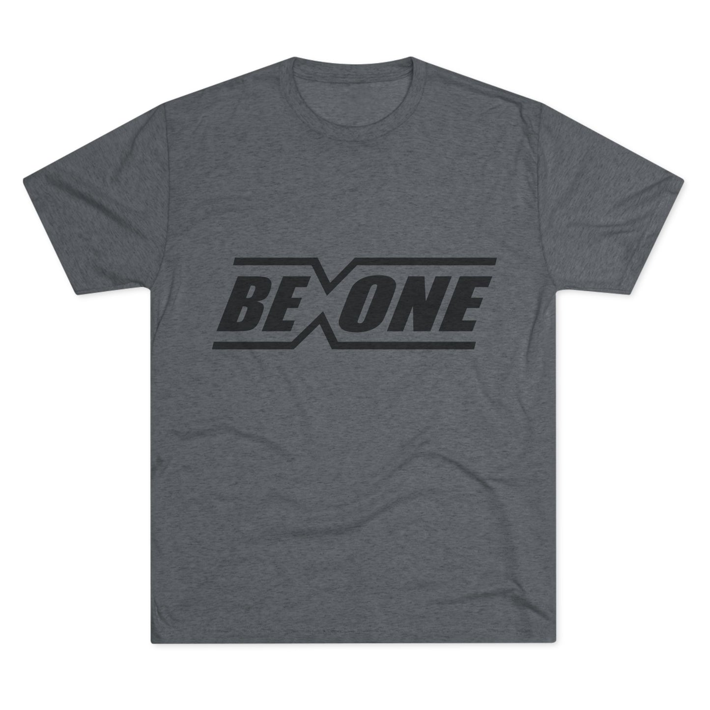 Be One Unisex Tri-Blend Crew Tee - Inspirational Graphic T-Shirt for Everyday Wear