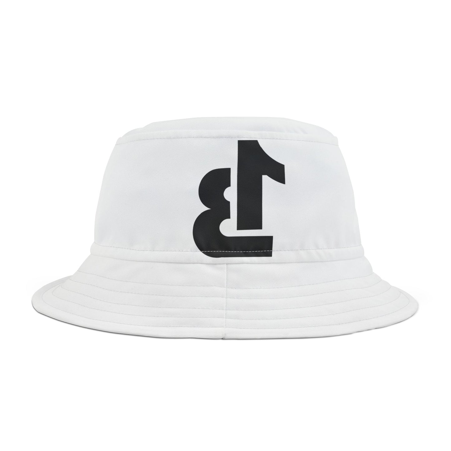 Stylish White Bucket Hat for Summer Adventures