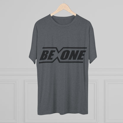 Be One Unisex Tri-Blend Crew Tee - Inspirational Graphic T-Shirt for Everyday Wear
