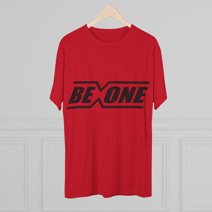 Be One Unisex Tri-Blend Crew Tee - Inspirational Graphic T-Shirt for Everyday Wear