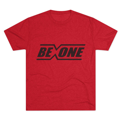 Be One Unisex Tri-Blend Crew Tee - Inspirational Graphic T-Shirt for Everyday Wear