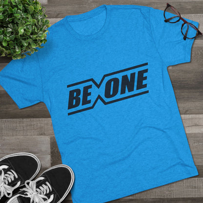 Be One Unisex Tri-Blend Crew Tee - Inspirational Graphic T-Shirt for Everyday Wear