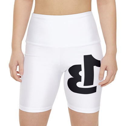 Minimalist Women's Workout Shorts with Bold Number 13