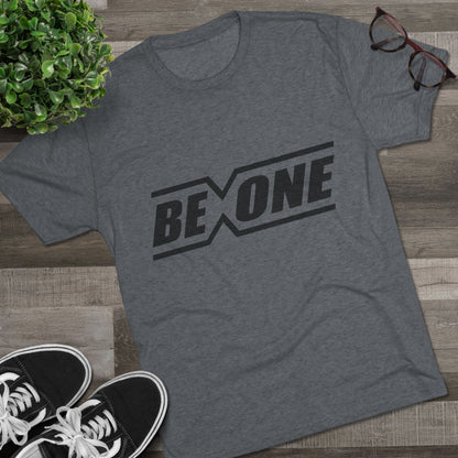 Be One Unisex Tri-Blend Crew Tee - Inspirational Graphic T-Shirt for Everyday Wear